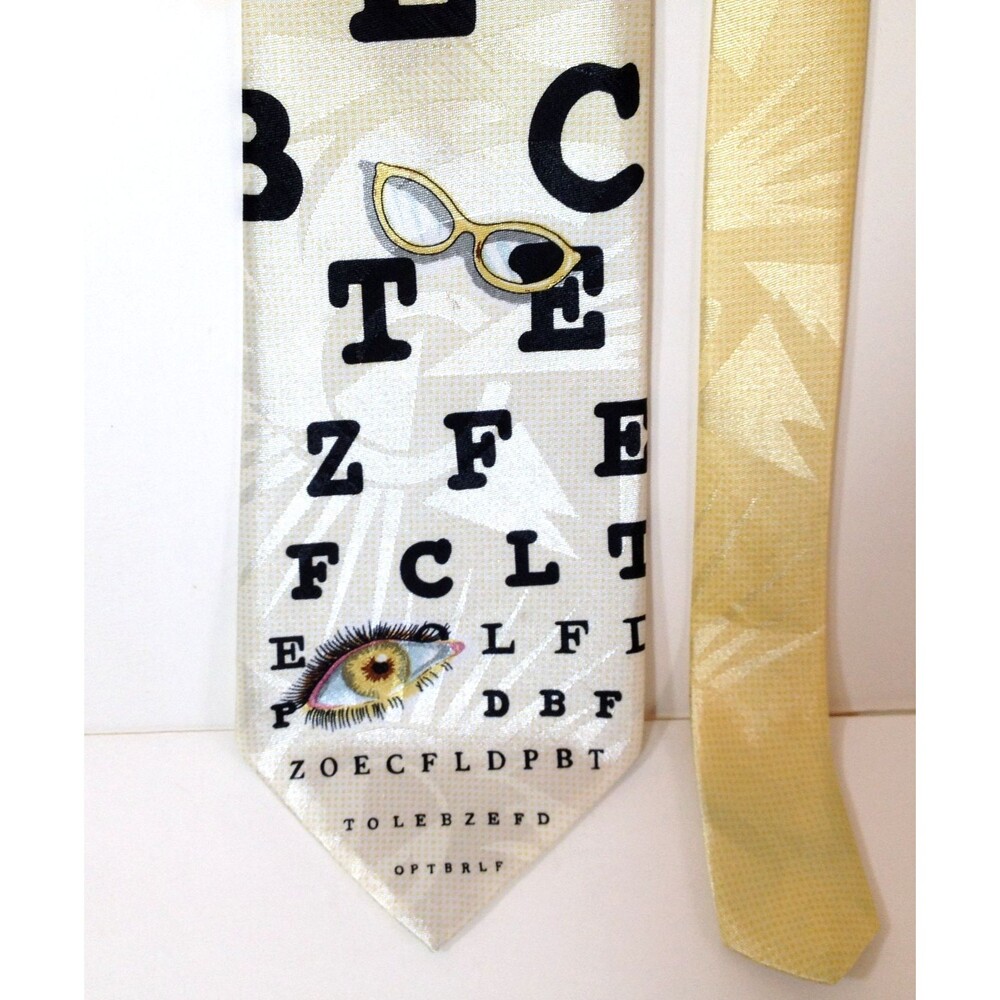 Vintage Dino Romero Neck Tie 57" Hand Made Eye Doctor Special